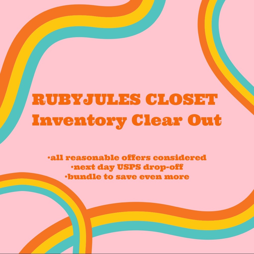 🛍 Shop till you drop! INVENTORY CLEAR OUT 🛍